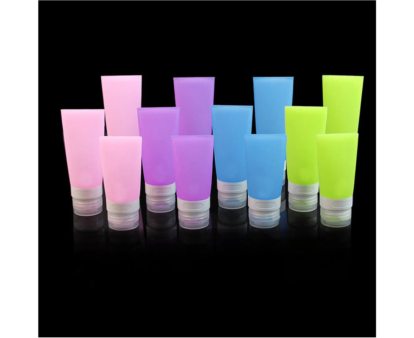 Empty Silicone Travel Bottle Lotion Shampoo Cosmetic Tube Container Portable