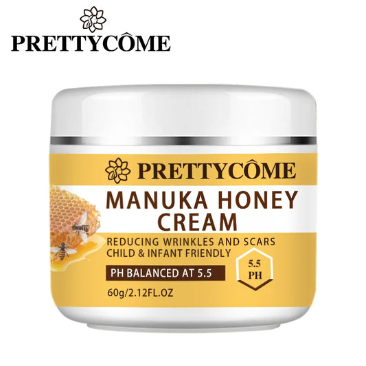 PRETTYCOME Honey Milk Face Cream Aging Defying and Body Moisturizer Whitening Moisturizing Nourishing Skin Deeply Hydrating