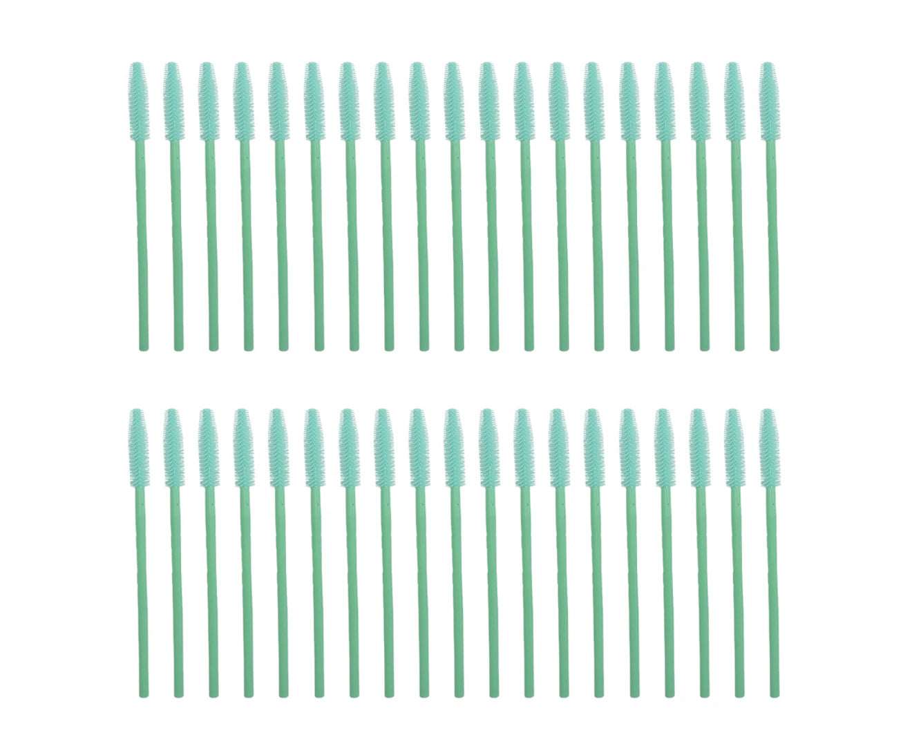 100Pcs Disposable Mascara Brushes Wands, Eyelash Brush Spoolie Brushes for Eyelash Extensions and Mascara Use