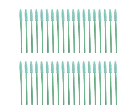 100Pcs Disposable Mascara Brushes Wands, Eyelash Brush Spoolie Brushes for Eyelash Extensions and Mascara Use