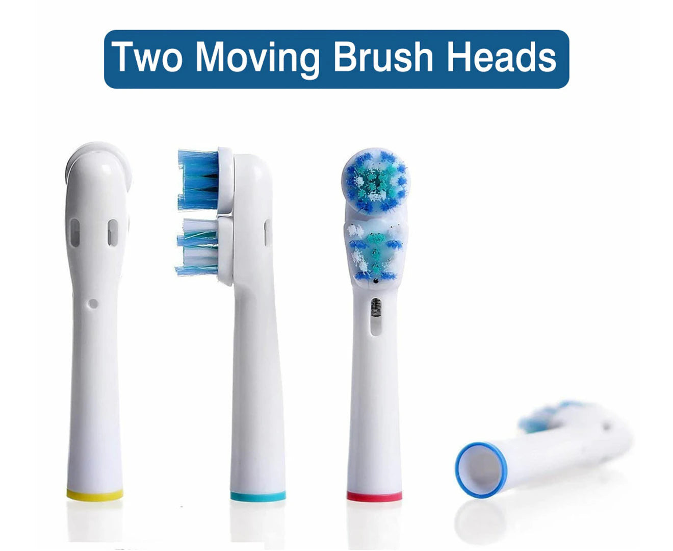 4Pcs Sensitive Oral B Compatible Electric Toothbrush Replacement Brush Heads Clean