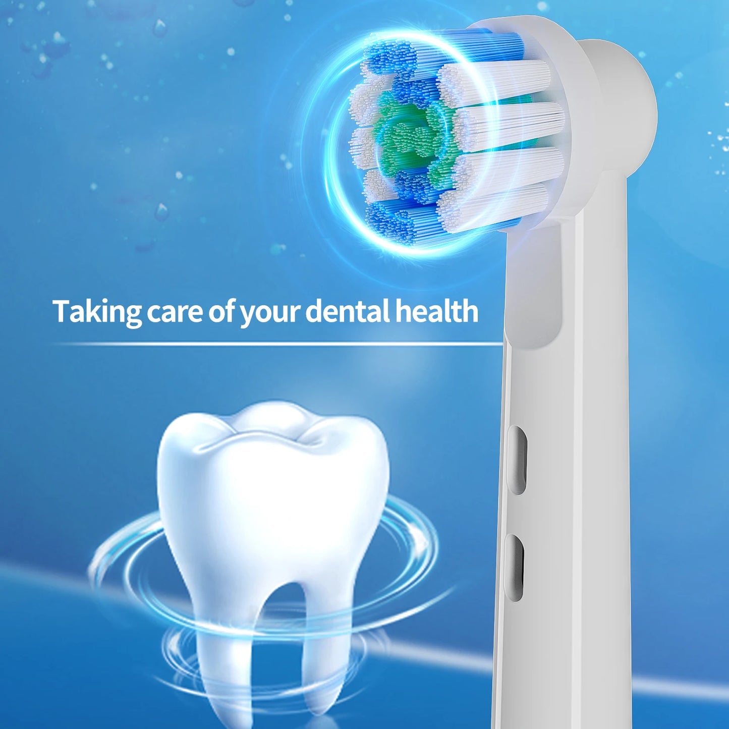 Portable Electric Toothbrush Adult Brush Rotating Toothbrush No Dead Corners Waterproof IPX7 Sonic Electric Toothbrush