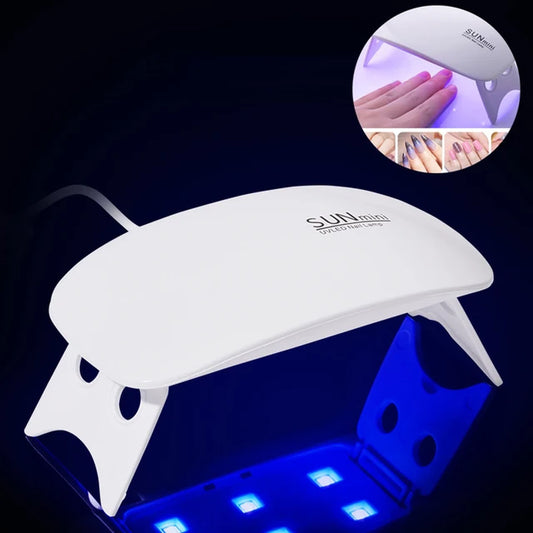 Desk Drying Nail Lamp Tool Nail Drying Lamp Machine Portable Mini Usb 6W 3LED UV Manicure Lamp Nail USB Home Use Nail Lamp Light