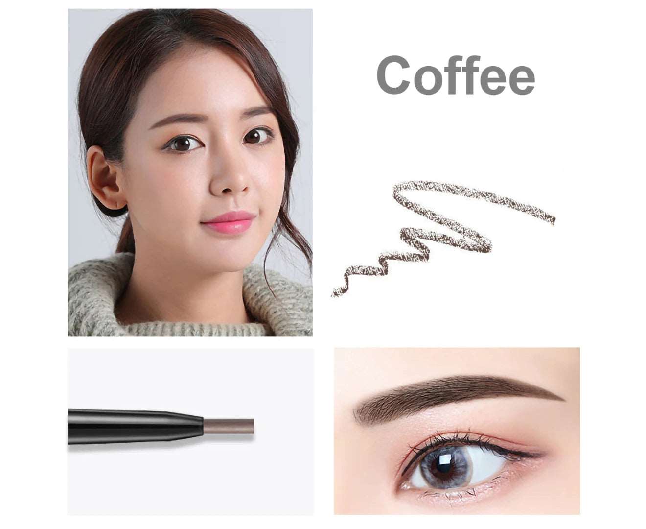 1.5Mm Ultra-Fine Eyebrow Pencil Automatic Rotation Eyebrow Pencil