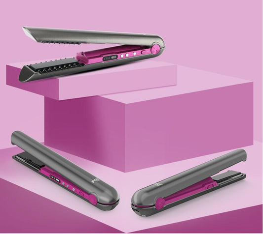 USB Wireless Charging Hair Straightener